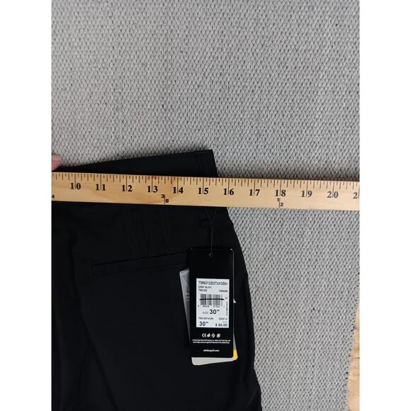 Adidas Climalite Performance Stretch Shorts Mens 30X10 Black Golf Athletic - Picture 11 of 16